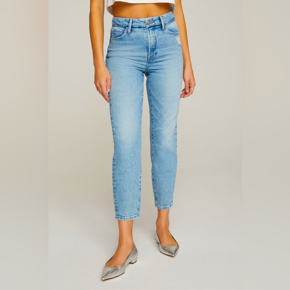 Good American - Good Mom Jeans - Blue586